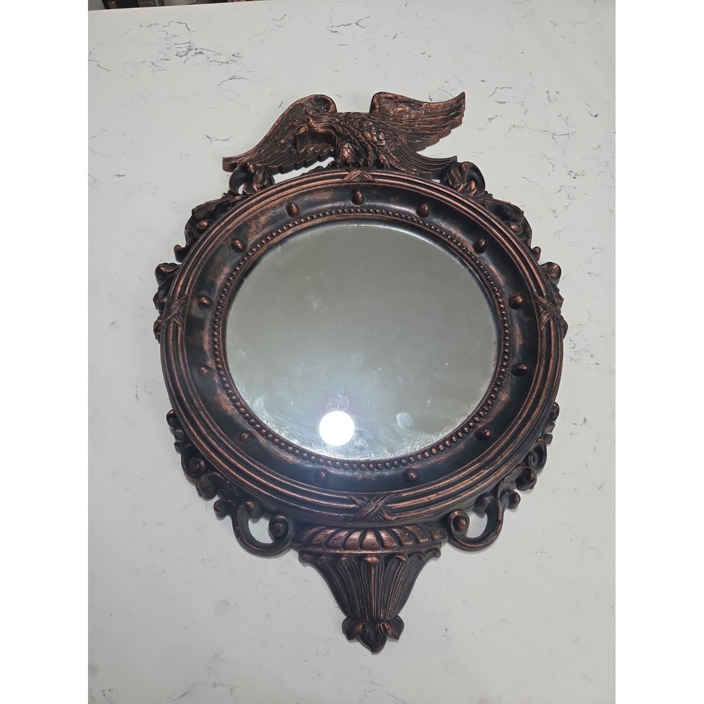 Vintage Dart Industries Coppercraft Guild Poly Eagle Wall Mirror 1959 USA